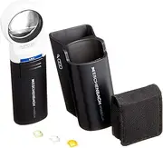 Eschenbach Mobilux LED + Mobase LED Wide Light Loupe & Dedicated Stand, 1.4 inches (35 mm) Φ (7X) 1511-7M