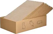 Cat Scratcher,Cat Scratching Pad,Cardboard Cat Scratcher,Grattoir Pour Chat,Cat Scratch,Cat Scratcher Cardboard Box for Indoor Cats 5 Packs in 1