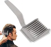 IOURVYA 1 Piece Hairdressing Comb for Men, Fade, Specially Designed Style, Professional Hair Cutting Aid, Curved Positioning, Beard Styling and Developed Sideburns