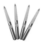 4PCS Metal Nail Files Buffers Kit Manicure Pedicure Tools-GR
