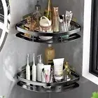 Double Layer Shower Corner Shelf Caddy Hold Bathroom Organiser Storage Rack AU