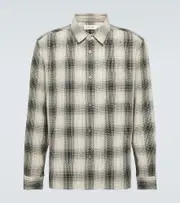 [Frame] Frame Baja tartan cotton shirt UK 16 beige
