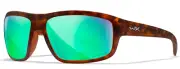 Wiley X Contend Matte Demi Green Mirror Polarized ACCNT07 Sunglasses New