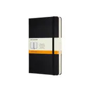 Moleskine Classic Hard Cover Notebook Expanded Ruled Large - Black