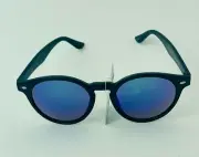 Classic Sunglasses For Unisex Round, 100% UVA/UVB Protection, Color Black MRF