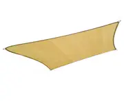 Wallaroo 3m x 4m Outdoor Sun Shade Sail Canopy - Sand Cloth Rectangle Square Triangle