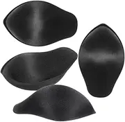 [LIFKOME] Black 4 Pack 's Swim Briefs 3d Design Underwear Padded Cups for Bulge Swimwear Underwear