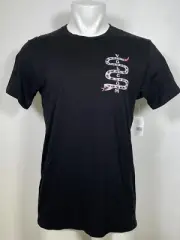 VOLCOM Foretoken Crew Neck Black Cotton T-Shirt Men's MEDIUM NWT