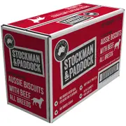 Stockman & Paddock Beef Dog Biscuits 10kg - Free Shipping