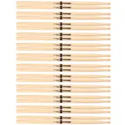 12 Pairs Pro Mark SD1 Maple Wood Tip Round Medium Taper Drum Sticks