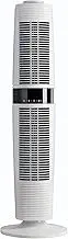 De'Longhi DETF122.WH, Dual Oscillating Tower Fan, 3 Fan Speed and 3 Wind Modes, LED Display, Timer, Remote Control, White
