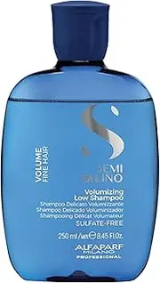Alfaparf Milano Semi di Lino Volume Low Shampoo - Color Safe - Enhances Thickness of Hair Fiber and Protects Against Humidity - 8.45 oz
