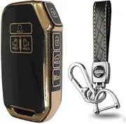 ontto 7-Button Key Cover Fit for Kia Carnival 2021 2022 Car Key Fob Case