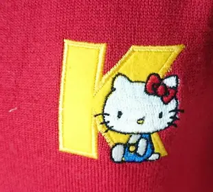 【震撼精品百貨】Hello Kitty 凱蒂貓 線衫外套 紅 震撼日式精品百貨