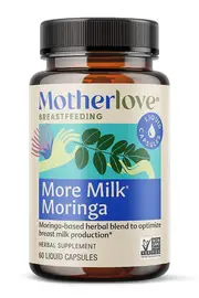 Motherlove More Milk Moringa 60 Liquid Capsules