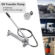 900CC Hydraulic Oli Transfer Hand Pump With 6.6ft Oil Pipe & ZG3/8'' Quick Joint