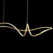 Delessi Bocchio Spiral Small Linear Pendant Light