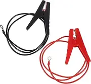 2pcs Fence Alligator Clips Jumper Cable Clamps for Automotive Starter Durable and Excellent Conductivity for Tight Spaces Heavy Duty Battery Charger Connection