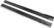 New 6X 2m/2.2m Universal Car Side Skirt Extension Splitters Apron Compatible for Audi A3 A4 A5 A6 A7 A7 A8 Q3 Q5 Q7 RS5 RS6 RS7 S3 Body Kit(2.2m Black)