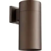Quorum International 721-86 Cylinder Outdoor Wall Light Oiled Bronze