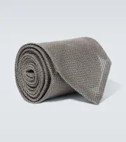 [Thom Sweeney] Thom Sweeney Silk tie One Size grey