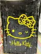 【震撼精品百貨】Hello Kitty 凱蒂貓 三麗鷗 kitty 日本毛毯&被子(黑金)*11484 震撼日式精品百貨