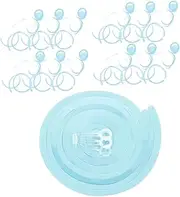 Hoement 18pcs Spiral Hanging Decorations Elegant Party Ceiling Decor for Birthdays Weddings Showers Durable Pendants Macaron for Various Celebrations