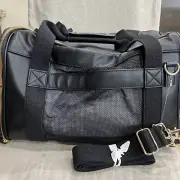 Mark And Graham Vegan Leather Pet Carrier Black