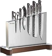 Magnetic Knife Block Holder Stainless Steel Knife Block Without Knives Powerful Double Side Kitchen Knife Holder