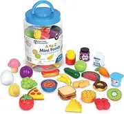 Learning Resources A to Z Mini Alphabet Food, Educational Toy from 3 Years, Montessori Alphabet Game