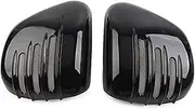 Motorcycle Left & Right Battery Side Covers Replacement,for T120/T120 Black 2016 2017 2018 2019 2020, Glossy Black Motorcycle Battery Side Cover