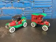 2 ERTL CHRISTMAS SEASON HAPPY HOLIDAYS BANKS FORD 1905 DELIVERY 1918 RUNABOUT
