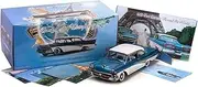 Scale Finished Model Car 1/18 for Ford Fairlane 500 Alloy Diecast Classic Car Model Static Simulation Adult Collectible Souvenir Miniature Replica Car
