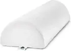 Large Half Moon Bolster Pillow for Legs, Knees, Lower Back and H