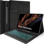 Backlit Keyboard Case for Samsung Galaxy Tab S8 Ultra 14.6 Inch
