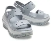 Crocs Mega Crush Grey Sandals Women’s Size 10