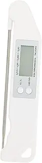 BIUDECO 1pc Digital Meat Thermometer with LCD Display Cooking Thermometer for Kitchen BBQ and Outdoor Use Accurate Measurement for Food Liquid and Oil