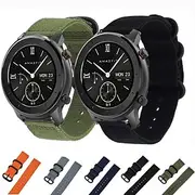 Watch Band for Forerunner 265S 265 Venu 3S 3 Active 5 Vivoactive 4S 4 Vivomove Sport Luxe Style HR Approach S42 S40 S12 18mm 20mm 22mm Nylon Replacement Strap