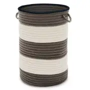 Colonial Mills Hampers Mildew 24" x 16" Resistant Mildew resistant Navy/Gray