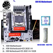 X99 Motherboard Kit with Xeon E5-2630 V4 CPU, 16GB DDR4 ECC RAM & NVME Support