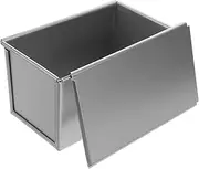 Totority Non Stick Loaf Pan with Lid Durable Baking Tray for Homemade Bread Portable Container for Easy Travel for Even Baking and Sandwiches