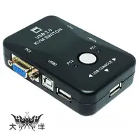 在飛比找蝦皮商城優惠-KVM電子式切換器 2PORT VGA 雙USB 1920x