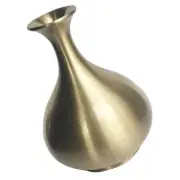 Brass Vase Desktop Brass Tiny Vase Mini Metal Vase Tabletop Craft Offerings