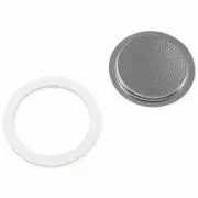 Bialetti silicone seal and filter for espresso maker 4 cups spare part