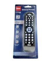 RCA 3-Device Universal Remote Control Platinum Pro, Easy Setup, Long Range IR.
