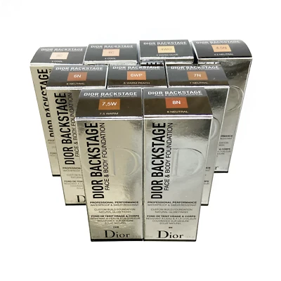Dior Backstage Face And Body Foundation - 12 SHADES AVAILABLE - 1.6 oz / 50mL