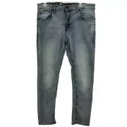 Marc Ecko Jeans Mens W34 29L Light Blue Skinny Fit Stretch Flex