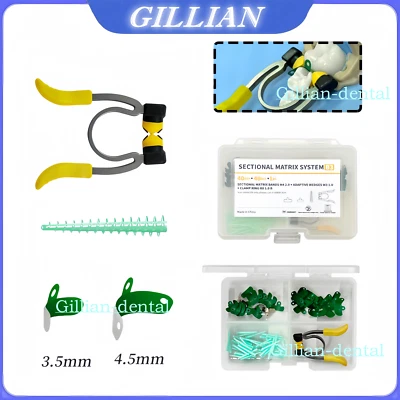 Dental Matrix Bands NITI Metal Matrices Clamp Ring B3 Sectional Matrix System