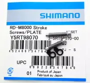 Genuine Shimano Deore XT RD-M8000 Rear Derailleur Stroke Adjusting Bolt & Plate