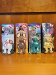Ronald McDonald Ty Beanie Babies "The Bear" GLORY, ERIN, BRITANNIA, MAPLE -BNIB